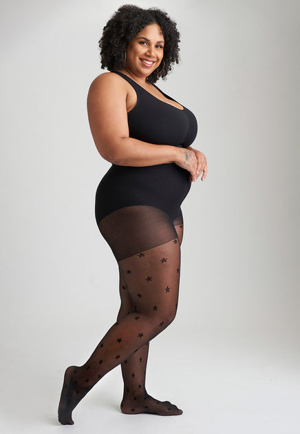 Starlet fancy plus size tights