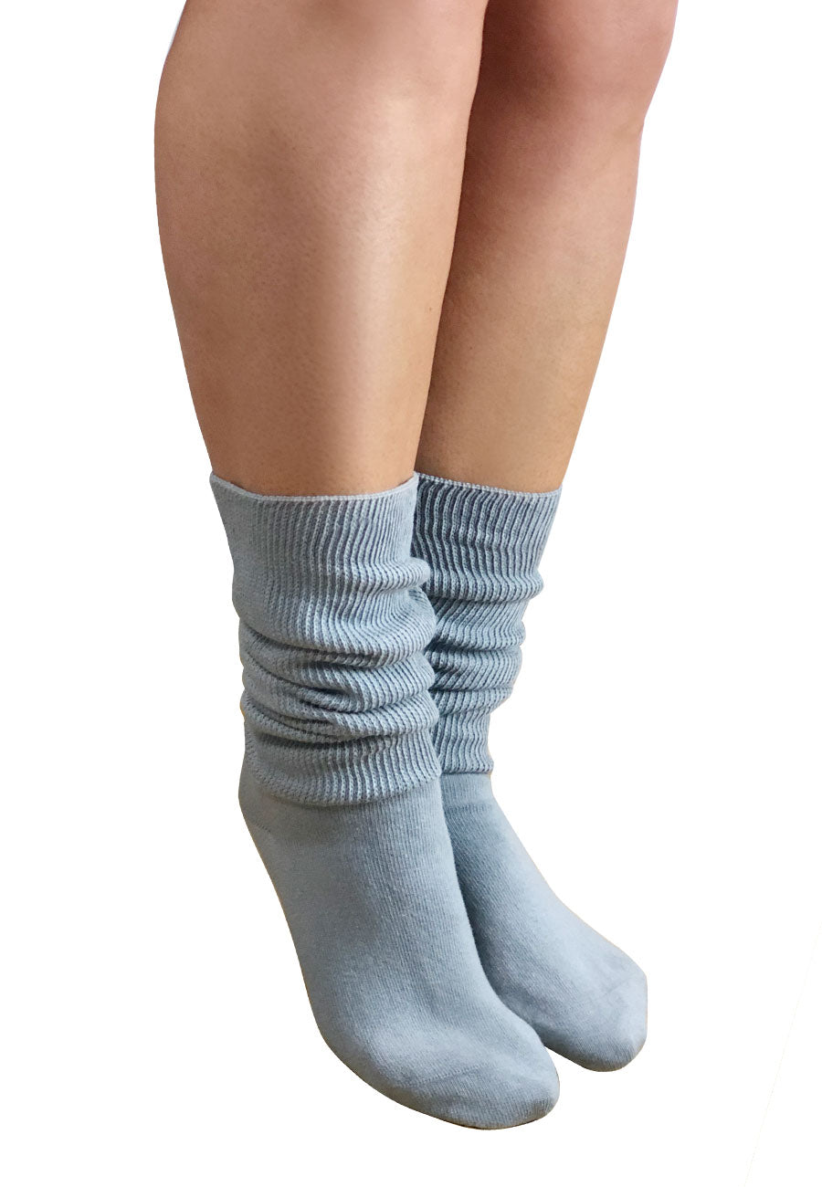 ALL COTTON 3 PACK EXTRA HEAVY SLOUCH SOCKS