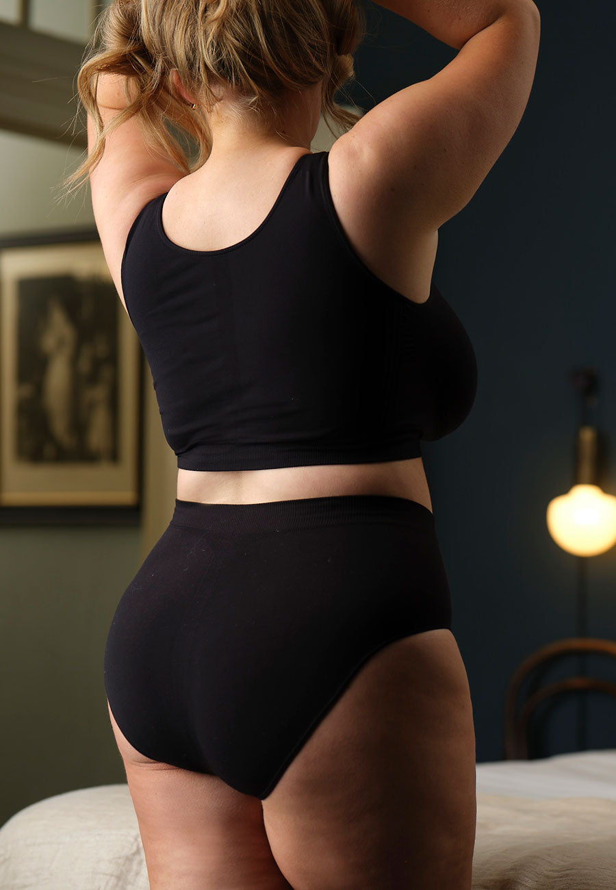 All Woman Plus Size Seamless Knickers Single Pair (Sizes UK12-36+)